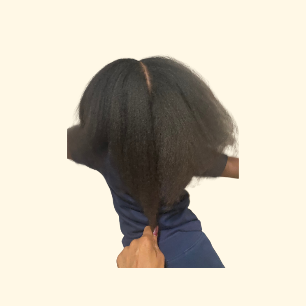 Almost waist length hair